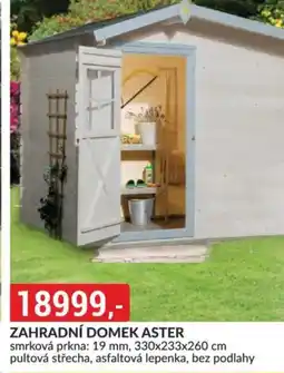 Baumax Zahradní domek aster nabídka