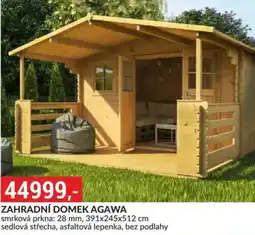 Baumax Zahradní domek agawa nabídka