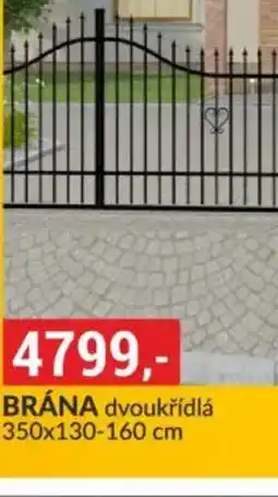 Baumax Brána dvoukřídlá nabídka