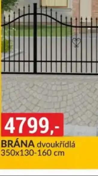 Baumax Brána dvoukřídlá nabídka
