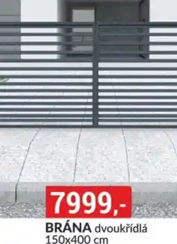 Baumax Brána dvoukřídlá nabídka