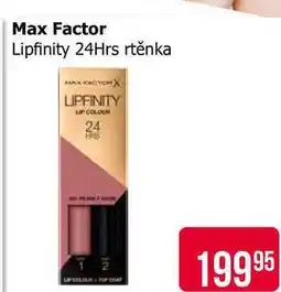 Teta Max Factor Lipfinity 24Hrs rtěnka nabídka