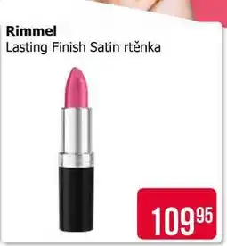 Teta Rimmel Lasting Finish Satin rtěnka nabídka
