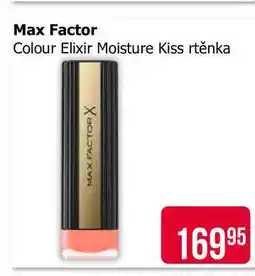 Teta Max Factor Colour Elixir Moisture Kiss rtěnka nabídka