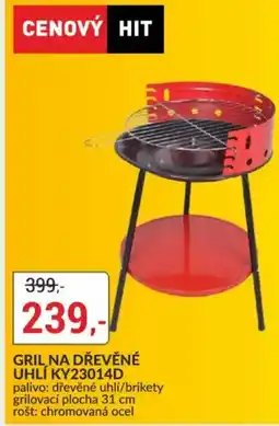 Baumax Gril na dřevěné uhlí ky23014d nabídka