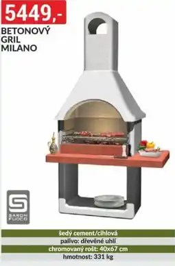 Baumax Betonový gril milano nabídka