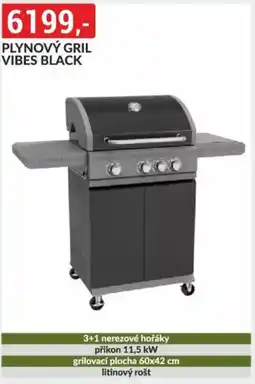 Baumax Plynový gril vibes black nabídka