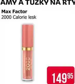 Teta Max Factor 2000 Calorie lesk nabídka