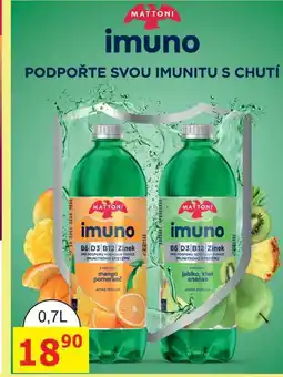 BENE Nápoje MATTONI imuno 0,7l nabídka