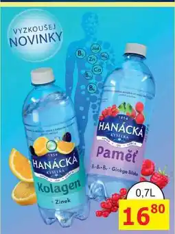 BENE Nápoje HANÁCKÁ KYSELKA Kolagen + Zinek 0,7l nabídka