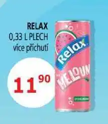 BENE Nápoje RELAX 0,33 L PLECH nabídka