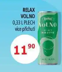 BENE Nápoje RELAX VOLNO 0,33 L nabídka