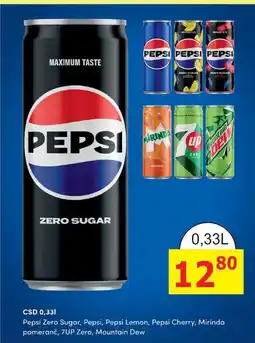 BENE Nápoje Mountain Dew 0,33l nabídka