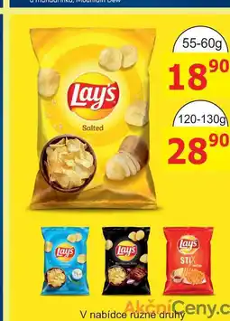 BENE Nápoje Lay's Salted 55-60g nabídka