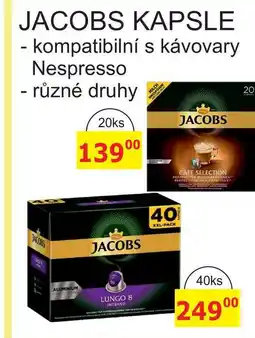 BENE Nápoje Jacobs Tassimo kávové kapsle 20 kapslí, různé druhy nabídka
