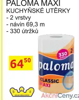 BENE Nápoje PALOMA MAXI KUCHYŇSKÉ UTĚRKY - 2 vrstvy nabídka