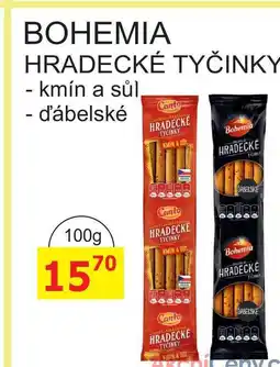 BENE Nápoje BOHEMIA HRADECKÉ TYČINKY 100g nabídka
