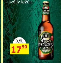 BENE Nápoje RADEGAST RATAR 0,5L nabídka