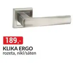 Baumax Klika ergo rozeta, nikl/sáten nabídka