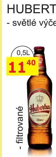 BENE Nápoje Pivovar Kácov Hubertus Světlé výčepní pivo 0,5l nabídka