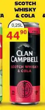 BENE Nápoje SCOTCH WHISKY & COLA 0,25L míchaný drink nabídka