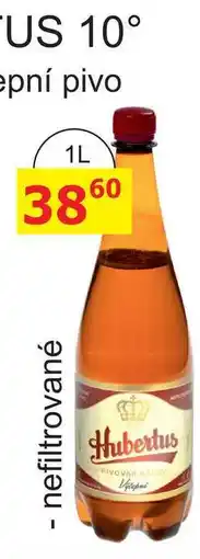 BENE Nápoje Pivovar Kácov Hubertus Světlé výčepní pivo 1l nabídka