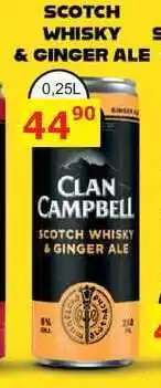 BENE Nápoje SCOTCH WHISKY & GINGER ALE 0,25L míchaný drink nabídka