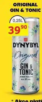 BENE Nápoje DYNYBYL Original GIN & TONIC 0,25l míchaný drink nabídka