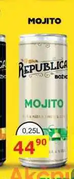 BENE Nápoje REPUBLICA MOJITO 0,25L míchaný drink nabídka