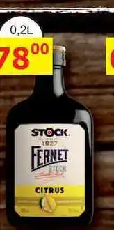 BENE Nápoje STOCK FERNET CITRUS 0,2l nabídka