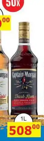 BENE Nápoje Captain Morgan Dark Rum 1L nabídka