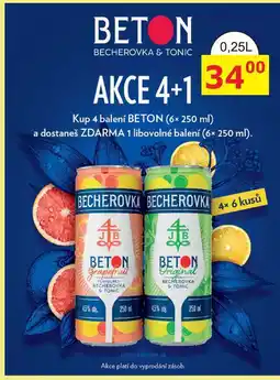 BENE Nápoje BECHEROVKA & TONIC BETON 0,25l nabídka