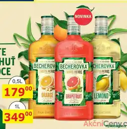 BENE Nápoje BECHEROVKA FRUITS HERBS LIQUEUR 0,5l nabídka