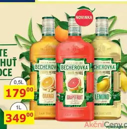 BENE Nápoje BECHEROVKA FRUITS HERBS LIQUEUR 1l nabídka