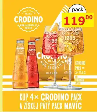 BENE Nápoje CRODINO PACK= 3x17.5 CL nabídka