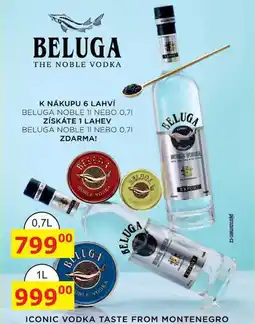 BENE Nápoje Beluga Noble Russian vodka 700ml nabídka