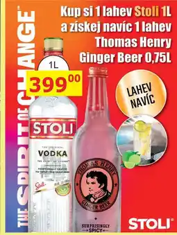 BENE Nápoje Stoli 1L nabídka