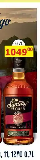 BENE Nápoje Santiago De Cuba Extra Anejo 12y 0,7l 40% nabídka