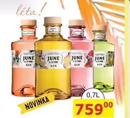 BENE Nápoje JUNE by G'VINE GIN 0,7l nabídka