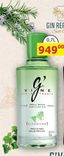 BENE Nápoje G'Vine Floraison Gin 0,7l 40% nabídka
