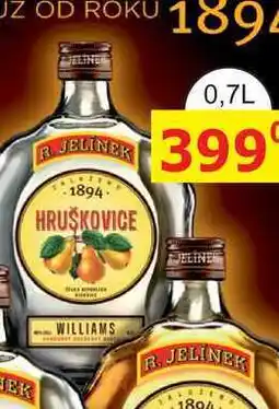 BENE Nápoje R. JELÍNEK Hruškovice 42% 0,7l nabídka