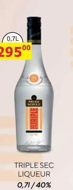 BENE Nápoje FRUKO SCHULZ TRIPLE SEC LIQUEUR 0,7L/40% nabídka