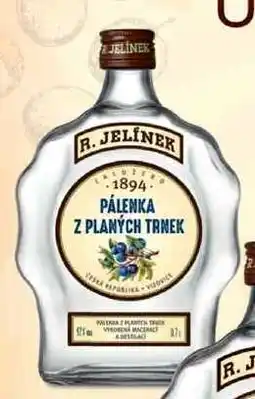 BENE Nápoje R. JELÍNEK PÁLENKA Z PLANÝCH TRNEK 0,7L nabídka