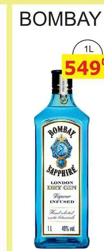 BENE Nápoje BOMBAY SAPPHIRE LONDON DRY GIN 40% vol. 1L nabídka