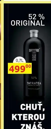 BENE Nápoje TATRATEA 52% 0,7l nabídka