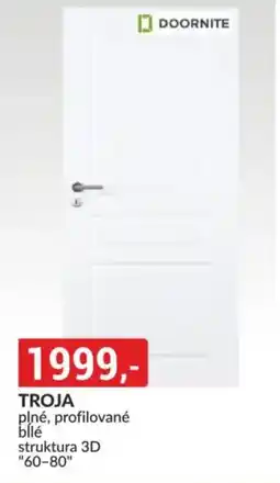 Baumax TROJA plné, profilované bílé struktura 3D "60-80" nabídka