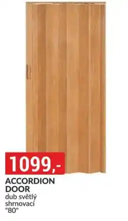 Baumax ACCORDION DOOR dub světlý shrnovací "80" nabídka