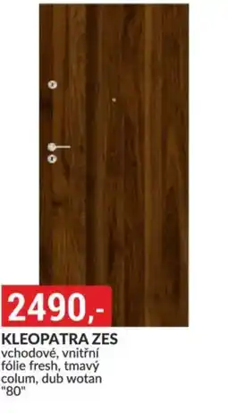 Baumax KLEOPATRA ZES vchodové, vnitřní fólie fresh, tmavý colum, dub wotan "80" nabídka