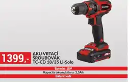 Baumax Aku vrtací šroubovák TC-CD 18/35 Li-Solo nabídka