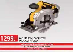 Baumax Aku ruční okružní Pila AE5KR20A nabídka